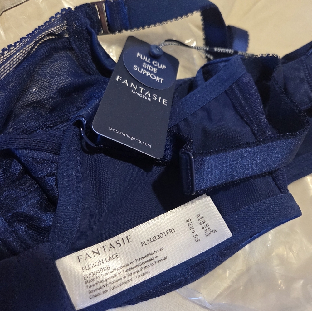 Fantasie Fusion Lace Full Support Bra Deep Blue